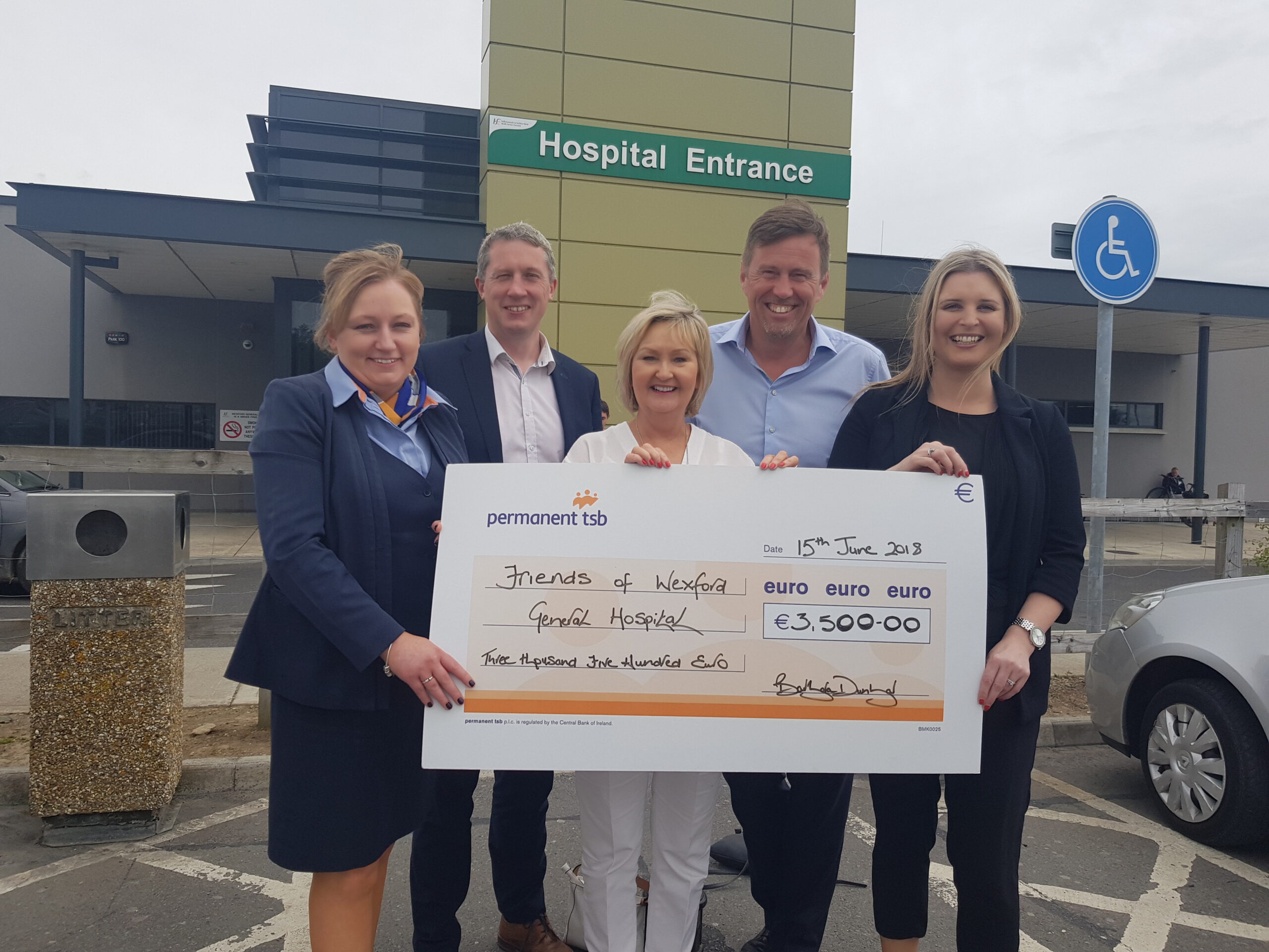 Permanent TSB raise €3500 for MRI Now with 50km Cycle