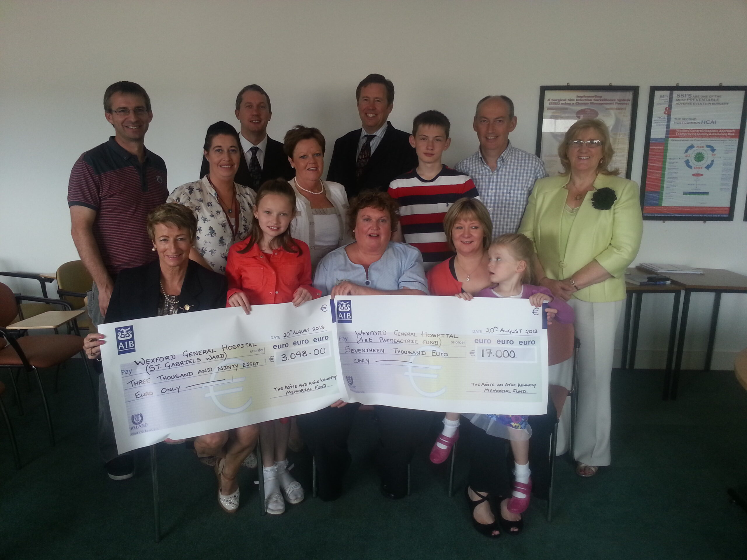 Aoife & Aine Memorial Fund Donation Presentation