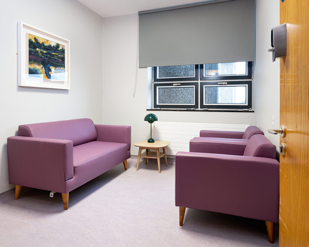 Family Room refurbishment sofa, armchairs and window