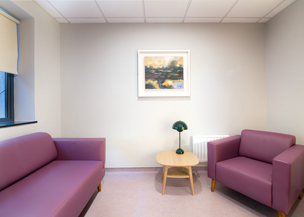 Family Room refurbishment sofa and armchair