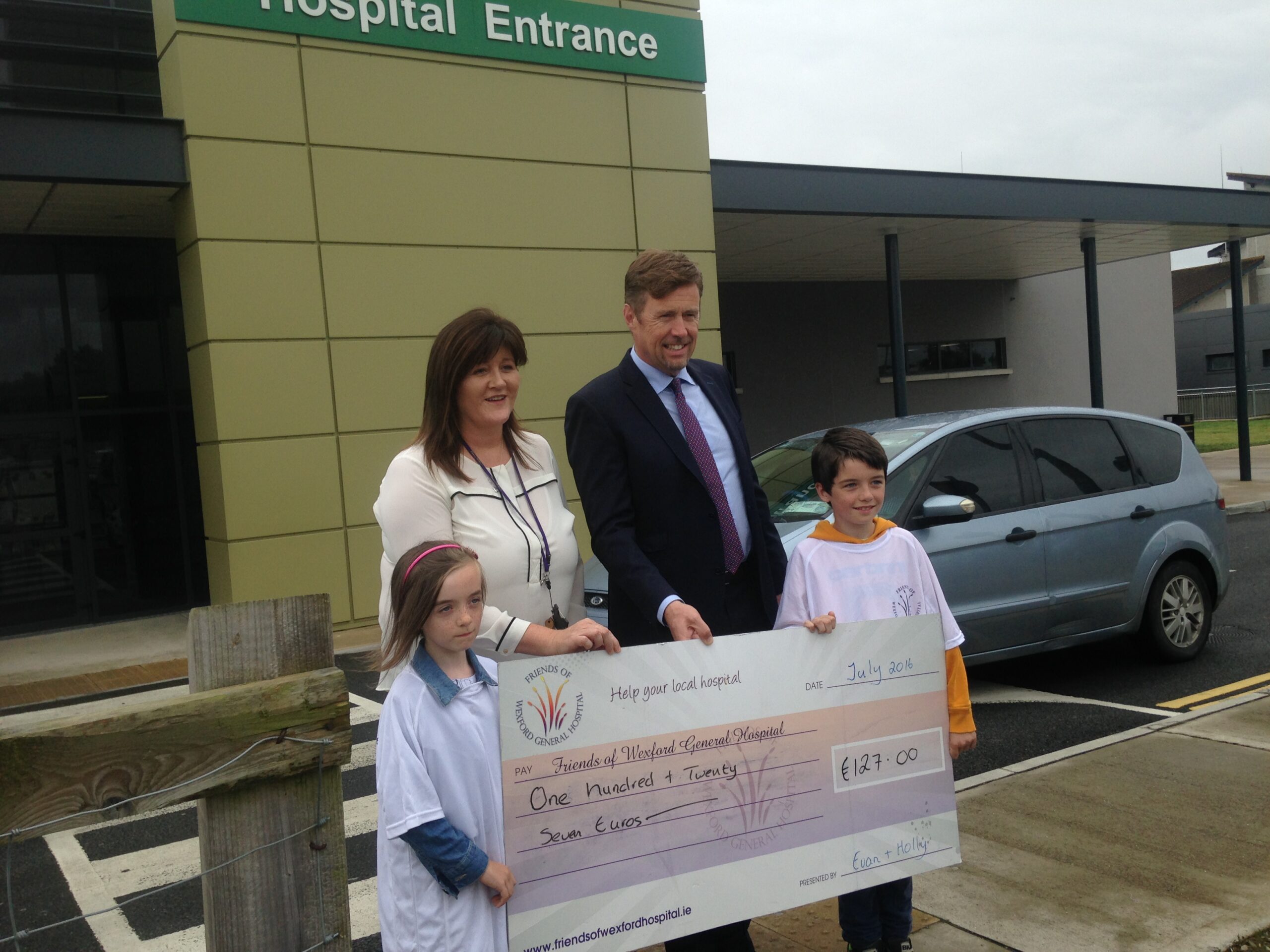 Fundraiser Cheque Presentation