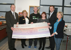 Long Island Marathon Cheque presentation