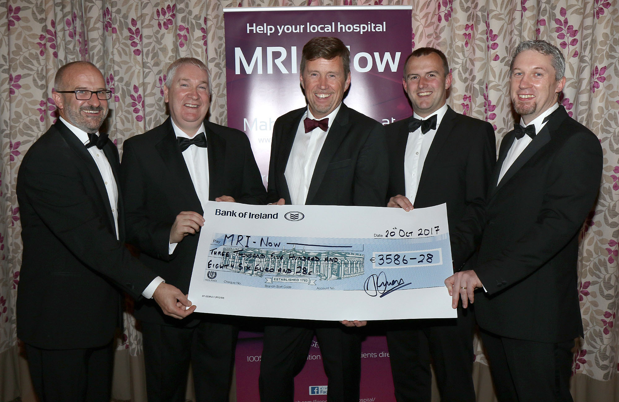 MRI NOW Charity Ball Cheque Presentation 2