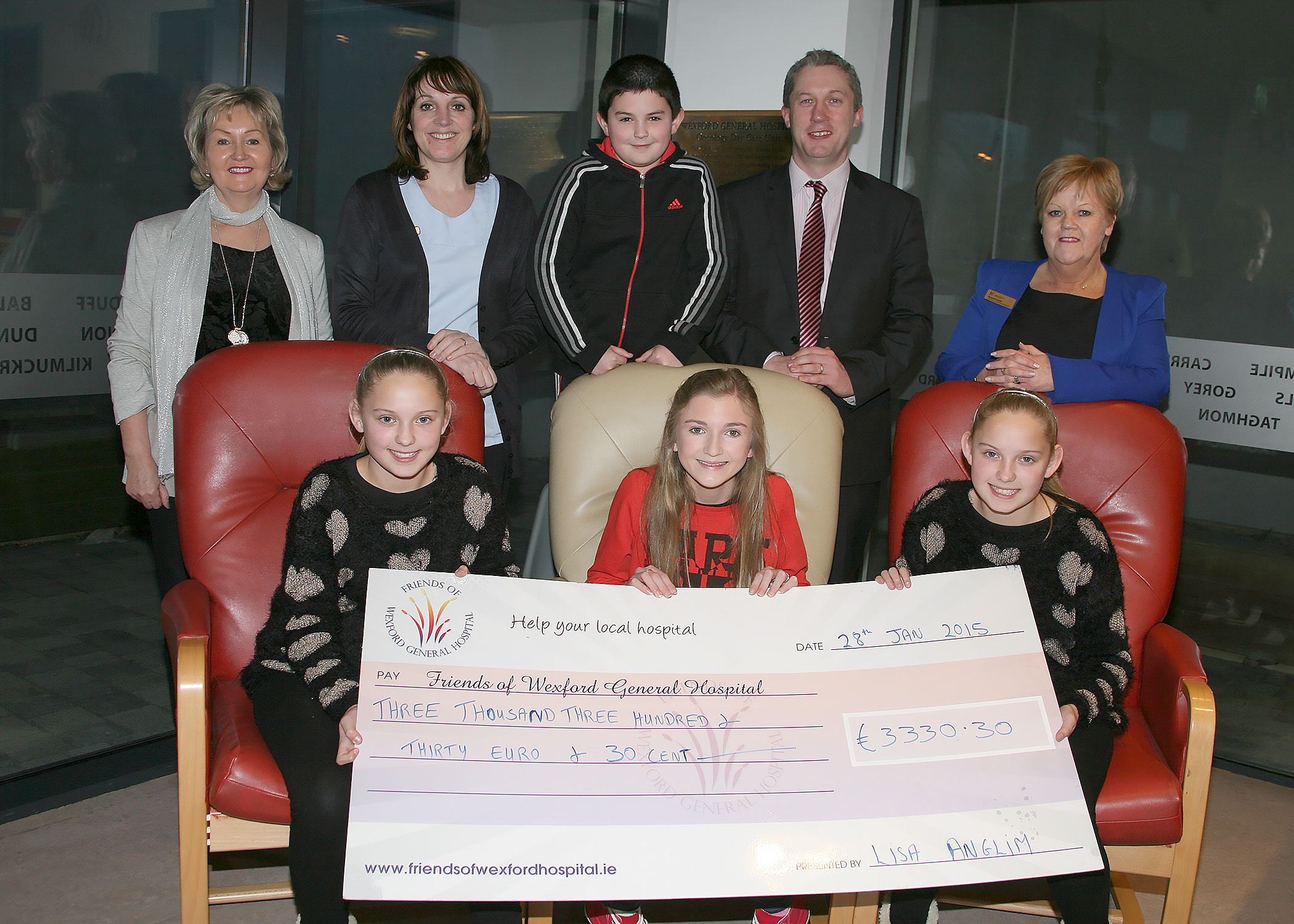 Oncology Cheque Presentation