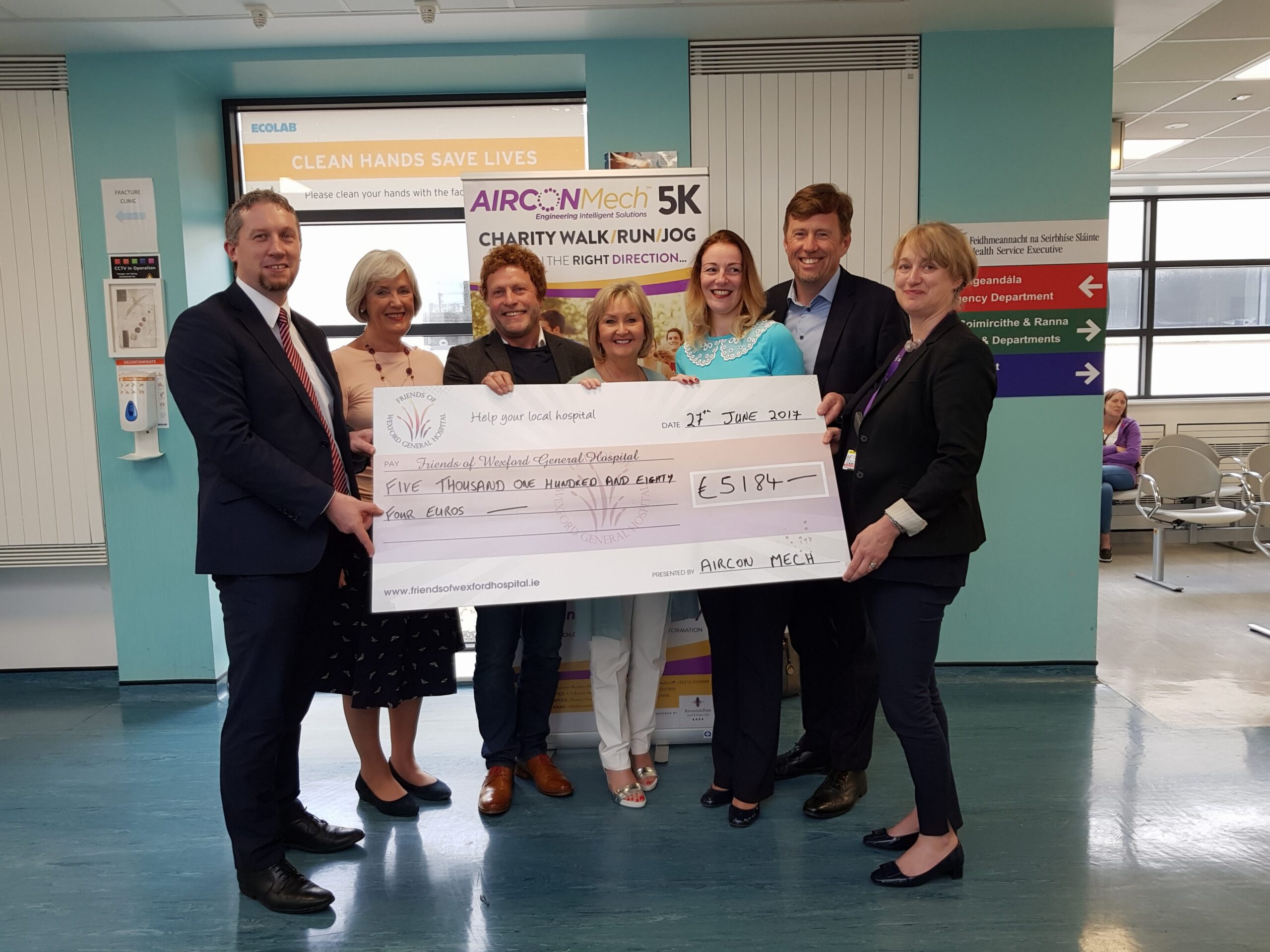 Friends of Wexford General Hospital Cheque Presentation