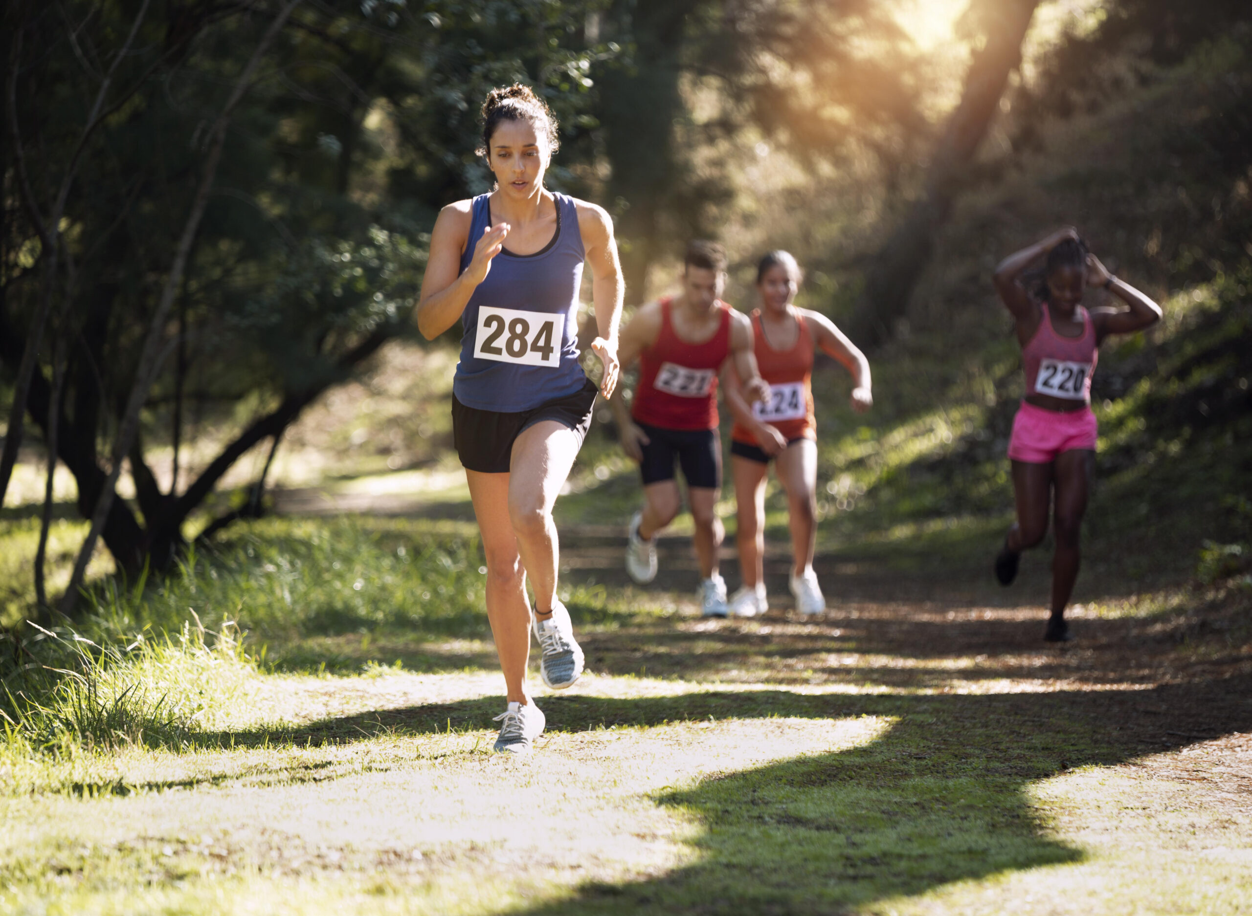 People participating in a run